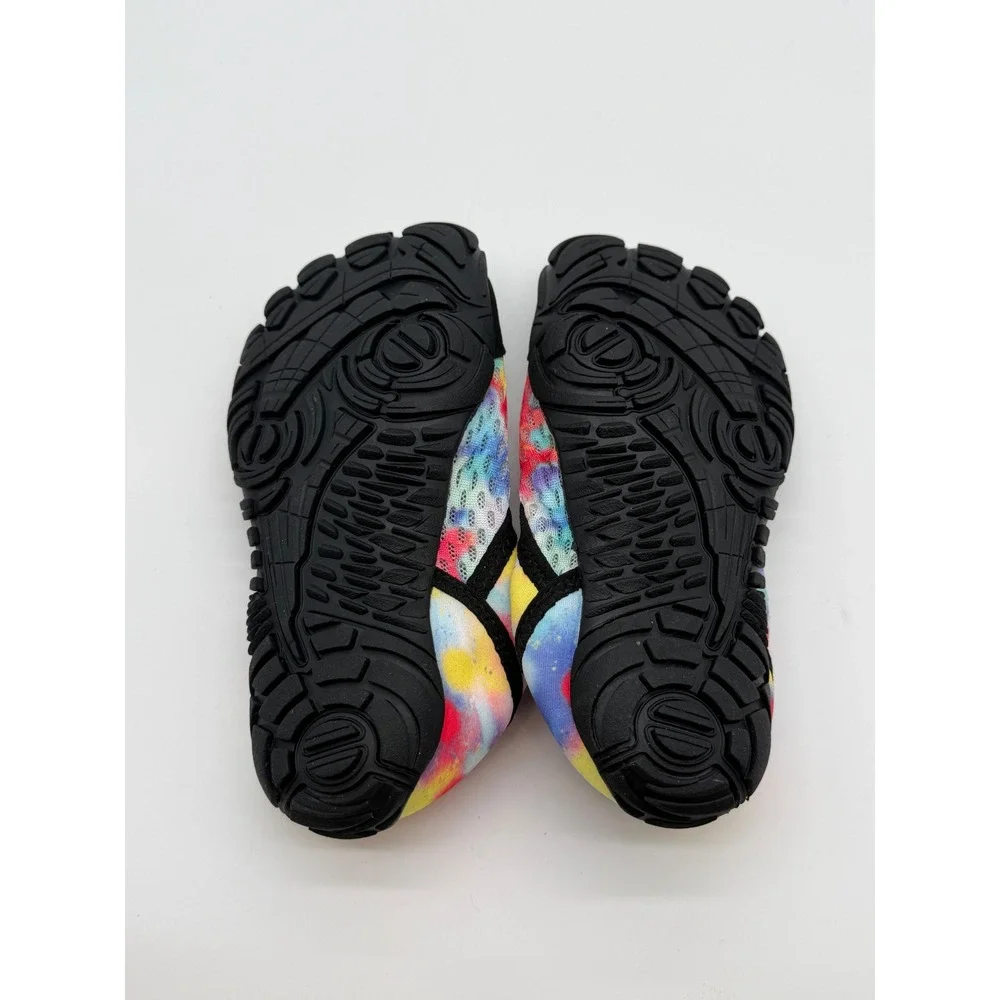 Kids Tie Dye Water Shoes Aqua Socks Slip On Beach Pool Swim Shoes Multicolor 13